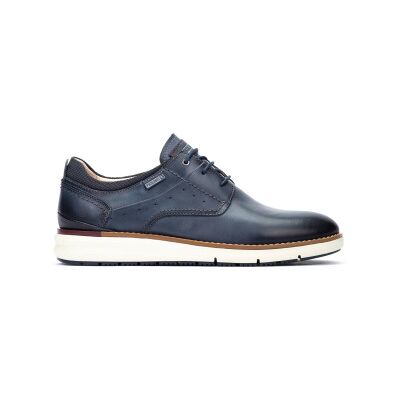 Pikolinos pour homme. M1A-4276C1 Chaussures en cuir Manacor marine (45), Plat, Lacets, Casuel - Publicité Pikolinos pour homme. M1A-4276C1 Chaussures en cuir Manacor marine (45), Plat, Lacets, Casuel - Publicité