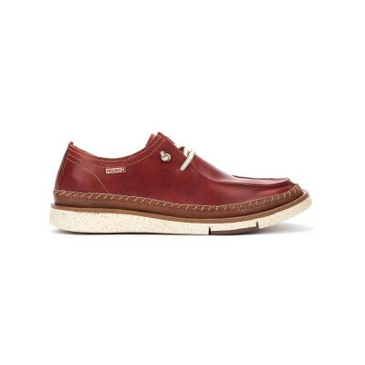 Pikolinos pour homme. M6L-4274C1 Chaussures en cuir San Juan marron (40), Plat, Lacets, Casuel - Publicité Pikolinos pour homme. M6L-4274C1 Chaussures en cuir San Juan marron (40), Plat, Lacets, Casuel - Publicité