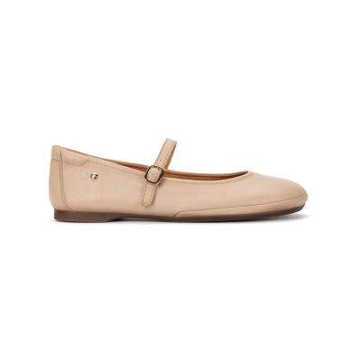 Pikolinos pour femme. W2S-2631CO Ballerines en cuir beige Carmona (36), Plat, Boucle, Casuel - Publicité Pikolinos pour femme. W2S-2631CO Ballerines en cuir beige Carmona (36), Plat, Boucle, Casuel - Publicité