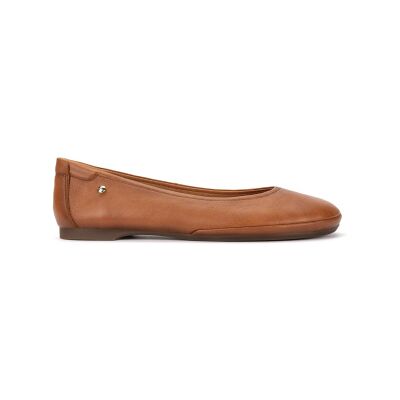 Pikolinos pour femme. W2S-2655CO Ballerines en cuir marron Carmona (40), Plat, Aucun, Casuel - Publicité Pikolinos pour femme. W2S-2655CO Ballerines en cuir marron Carmona (40), Plat, Aucun, Casuel - Publicité