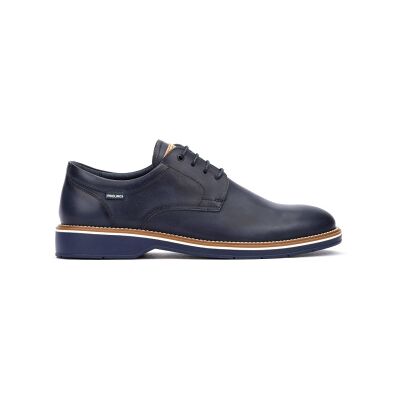 Pikolinos pour homme. M6W-4311 Chaussures en cuir bleu Carlet (44), Plat, Lacets, Casuel - Publicité Pikolinos pour homme. M6W-4311 Chaussures en cuir bleu Carlet (44), Plat, Lacets, Casuel - Publicité