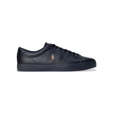 Polo Ralph Lauren pour homme. 816884372002 Baskets en cuir Lonwood noir (40), Plat, Lacets, Casuel - Publicité Polo Ralph Lauren pour homme. 816884372002 Baskets en cuir Lonwood noir (40), Plat, Lacets, Casuel - Publicité