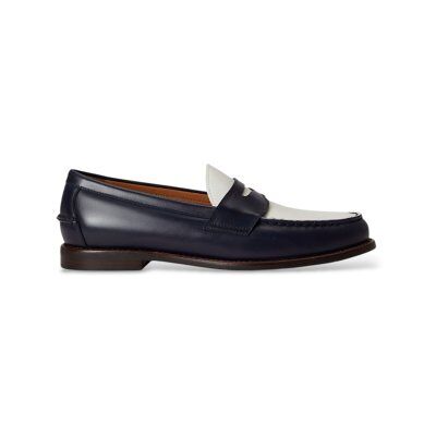 Polo Ralph Lauren pour homme. 803P07641002 Alston Penny mocassins en cuir marine (43), Plat, Aucun, Casuel - Publicité Polo Ralph Lauren pour homme. 803P07641002 Alston Penny mocassins en cuir marine (43), Plat, Aucun, Casuel - Publicité