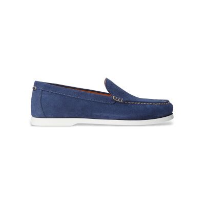 Polo Ralph Lauren pour homme. 803932196002 Mocassins en cuir Merton bleu (41), Plat, Aucun, Casuel, Classique - Publicité Polo Ralph Lauren pour homme. 803932196002 Mocassins en cuir Merton bleu (41), Plat, Aucun, Casuel, Classique - Publicité