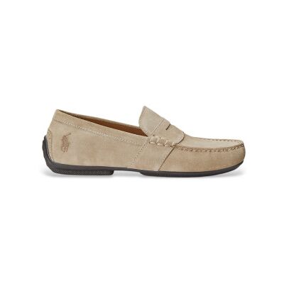 Polo Ralph Lauren pour homme. 803893741004 Mocassins en cuir beige Reynold (46), Plat, Lacets, Casuel - Publicité Polo Ralph Lauren pour homme. 803893741004 Mocassins en cuir beige Reynold (46), Plat, Lacets, Casuel - Publicité