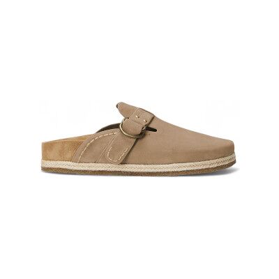 Polo Ralph Lauren pour homme. 803931273003 Sabots en cuir marron Turbach (43), Plat, Aucun, Casuel - Publicité Polo Ralph Lauren pour homme. 803931273003 Sabots en cuir marron Turbach (43), Plat, Aucun, Casuel - Publicité
