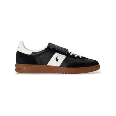 Polo Ralph Lauren pour homme. 809P15675001 Chaussons Bedford en cuir et daim noir (44), Plat, Lacets, Casuel - Publicité Polo Ralph Lauren pour homme. 809P15675001 Chaussons Bedford en cuir et daim noir (44), Plat, Lacets, Casuel - Publicité