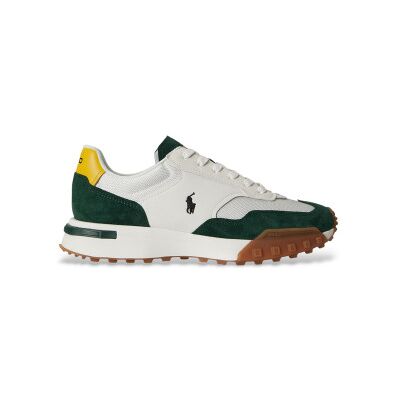 Polo Ralph Lauren pour homme. 809P07523002 Eldridge Leather Sneakers white (45), Cuir, Blanc, Plat, Lacets, Casuel - Publicité Polo Ralph Lauren pour homme. 809P07523002 Eldridge Leather Sneakers white (45), Cuir, Blanc, Plat, Lacets, Casuel - Publicité