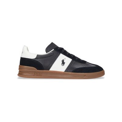 Polo Ralph Lauren pour homme. 809956119001 Heritage Area chaussures en cuir noir (40), Plat, Lacets, Casuel - Publicité Polo Ralph Lauren pour homme. 809956119001 Heritage Area chaussures en cuir noir (40), Plat, Lacets, Casuel - Publicité