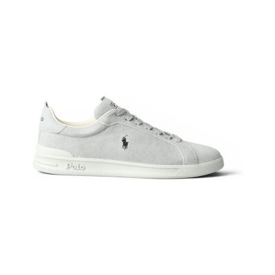 Polo Ralph Lauren pour homme. 809P13080002 Baskets en Cuir Lace gris (45), Plat, Lacets, Casuel - Publicité Polo Ralph Lauren pour homme. 809P13080002 Baskets en Cuir Lace gris (45), Plat, Lacets, Casuel - Publicité