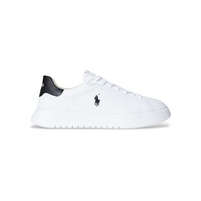 Polo Ralph Lauren pour homme. 809974097002 RLite Court Leather Sneakers white (44), Cuir, Blanc, Plat, Lacets, Casuel - Publicité Polo Ralph Lauren pour homme. 809974097002 RLite Court Leather Sneakers white (44), Cuir, Blanc, Plat, Lacets, Casuel - Publicité