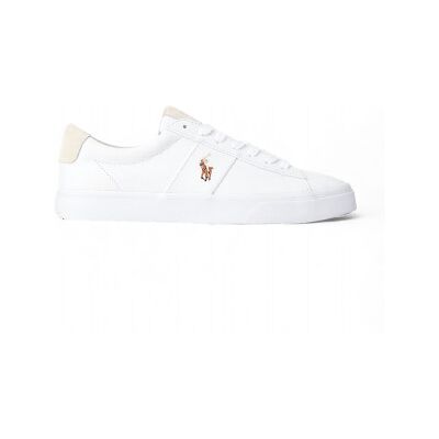 Polo Ralph Lauren pour homme. 816749369003 Chaussures Sayer blanches (40), Tissu, Plat, Lacets, Casuel - Publicité Polo Ralph Lauren pour homme. 816749369003 Chaussures Sayer blanches (40), Tissu, Plat, Lacets, Casuel - Publicité