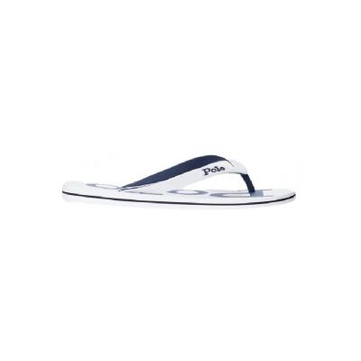 Polo Ralph Lauren pour homme. 816830672002 Tongs avec logo boulon blanc (45), Plat, Casuel, Beachwear - Publicité Polo Ralph Lauren pour homme. 816830672002 Tongs avec logo boulon blanc (45), Plat, Casuel, Beachwear - Publicité