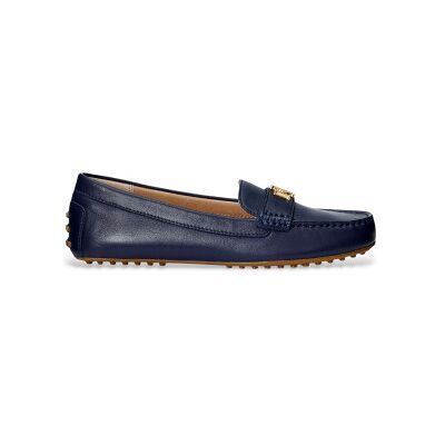 Lauren Ralph Lauren pour femme. 802852847007 Barnsbury - Mocassins en cuir nappa - Marine (38), Plat, Aucun, Casuel, Fête, Classique - Publicité Lauren Ralph Lauren pour femme. 802852847007 Barnsbury - Mocassins en cuir nappa - Marine (38), Plat, Aucun, Casuel, Fête, Classique - Publicité