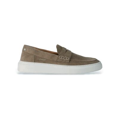 Replay pour homme. RZ8H0002L Mocassins en cuir Brice Tonal green (42), Plat, Aucun, Casuel, Vert, Classique - Publicité Replay pour homme. RZ8H0002L Mocassins en cuir Brice Tonal green (42), Plat, Aucun, Casuel, Vert, Classique - Publicité