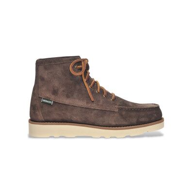 Sebago pour homme. 76111SW Bottines en cuir Tala marron (42), Plat, Lacets, Casuel - Publicité Sebago pour homme. 76111SW Bottines en cuir Tala marron (42), Plat, Lacets, Casuel - Publicité