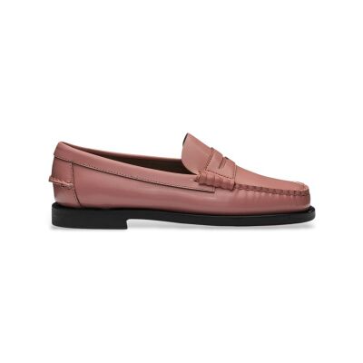 Sebago pour femme. 76112KW Mocassins en cuir rose Classic Dan (41), Plat, Aucun, Casuel - Publicité Sebago pour femme. 76112KW Mocassins en cuir rose Classic Dan (41), Plat, Aucun, Casuel - Publicité