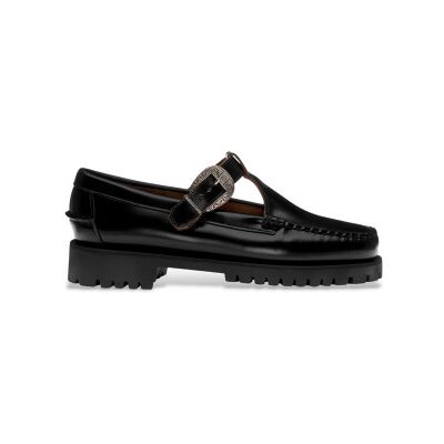 Sebago pour femme. 751244W Chaussures en cuir Aurora noir (41), 1 à 3 cm, Boucle, Casuel - Publicité Sebago pour femme. 751244W Chaussures en cuir Aurora noir (41), 1 à 3 cm, Boucle, Casuel - Publicité