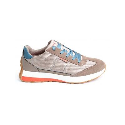 Skechers pour femme. 177155 Gusto - Baskets en cuir taupe (36), Plat, Lacets, Casuel - Publicité Skechers pour femme. 177155 Gusto - Baskets en cuir taupe (36), Plat, Lacets, Casuel - Publicité