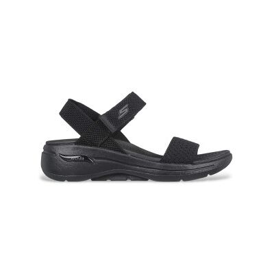 Skechers pour femme. 140264 Sandales Go Walk Fit noires (38), Plat, Velcro, Casuel - Publicité Skechers pour femme. 140264 Sandales Go Walk Fit noires (38), Plat, Velcro, Casuel - Publicité