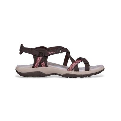 Skechers pour femme. 163115 Chocolat Reggae Slim Sun Array Sandals (39), Marron, Plat, Velcro, Casuel, Beachwear - Publicité Skechers pour femme. 163115 Chocolat Reggae Slim Sun Array Sandals (39), Marron, Plat, Velcro, Casuel, Beachwear - Publicité