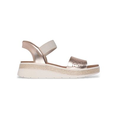 Skechers pour femme. 114415 Sandales Slip-ins BOBS Sun Ray Bronze (39), 5 à 8 cm, Aucun, Casuel - Publicité Skechers pour femme. 114415 Sandales Slip-ins BOBS Sun Ray Bronze (39), 5 à 8 cm, Aucun, Casuel - Publicité