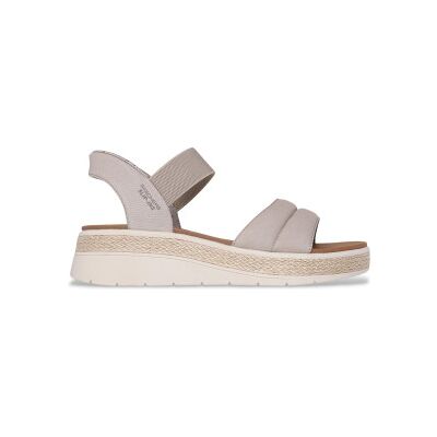Skechers pour femme. 114413 Sandales Bobs Sun Ray taupe (40), Plat, 3 à 5 cm, Aucun, Casuel - Publicité Skechers pour femme. 114413 Sandales Bobs Sun Ray taupe (40), Plat, 3 à 5 cm, Aucun, Casuel - Publicité