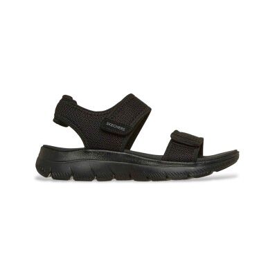 Skechers pour femme. 163158 Sandales Summits noires (38), 1 à 3 cm, Velcro, Casuel, Beachwear - Publicité Skechers pour femme. 163158 Sandales Summits noires (38), 1 à 3 cm, Velcro, Casuel, Beachwear - Publicité