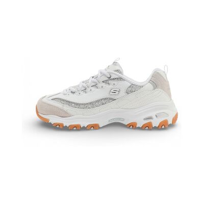 Skechers pour femme. 150724 Trainers D'Lites Stellar Shimmer white (36), Blanc, Plat, Lacets, Casuel - Publicité Skechers pour femme. 150724 Trainers D'Lites Stellar Shimmer white (36), Blanc, Plat, Lacets, Casuel - Publicité