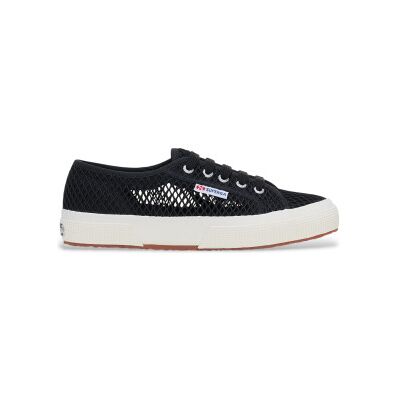 Superga pour femme. S2135GW Trainers 2750 Mesh white (37), Noir, Plat, Lacets, Casuel - Publicité Superga pour femme. S2135GW Trainers 2750 Mesh white (37), Noir, Plat, Lacets, Casuel - Publicité