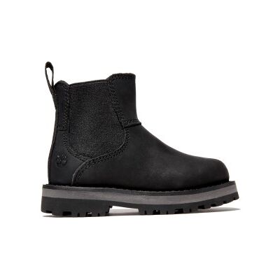 Timberland unisex pour enfant. TB0A28P10011 Bottes en cuir Courma Chelsea (26), Noir, Plat, Fermeture éclair, Velcro, Casuel, mode enfantine - Publicité Timberland unisex pour enfant. TB0A28P10011 Bottes en cuir Courma Chelsea (26), Noir, Plat, Fermeture éclair, Velcro, Casuel, mode enfantine - Publicité