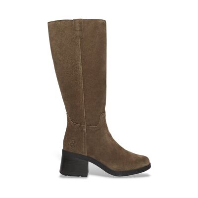 Timberland pour femme. TB0A43M8EIV1 Bottes hautes Bellevaux en cuir marron (36 W), Plat, Fermeture éclair, Casuel - Publicité Timberland pour femme. TB0A43M8EIV1 Bottes hautes Bellevaux en cuir marron (36 W), Plat, Fermeture éclair, Casuel - Publicité