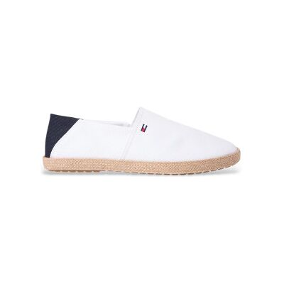 Tommy Hilfiger pour homme. FM0FM05792 Espadrilles Joe blanc (45), Tissu, Plat, Aucun, Casuel - Publicité Tommy Hilfiger pour homme. FM0FM05792 Espadrilles Joe blanc (45), Tissu, Plat, Aucun, Casuel - Publicité