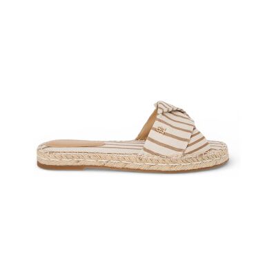 Tommy Hilfiger pour femme. FW0FW09140 Sandales beiges Serafina (36), Plat, Aucun, Casuel - Publicité Tommy Hilfiger pour femme. FW0FW09140 Sandales beiges Serafina (36), Plat, Aucun, Casuel - Publicité