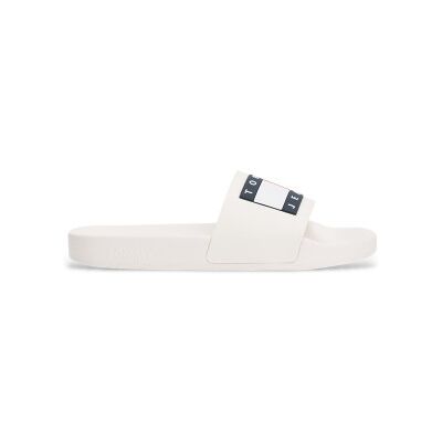 Tommy Jeans pour femme. EN0EN02115 Tongs avec logo blanc (41), Plat, Aucun, Casuel, Beachwear - Publicité Tommy Jeans pour femme. EN0EN02115 Tongs avec logo blanc (41), Plat, Aucun, Casuel, Beachwear - Publicité