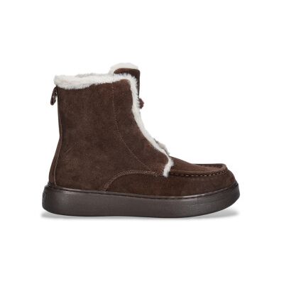 Twinset pour femme. 252TGT01C Bottines en cuir Confy, marron (39), Plat, Lacets, Casuel - Publicité Twinset pour femme. 252TGT01C Bottines en cuir Confy, marron (39), Plat, Lacets, Casuel - Publicité