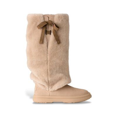 UGG pour femme. 1183792 Bottes Hautes en Cuir Après City beige (41), Plat, Aucun, Casuel - Publicité UGG pour femme. 1183792 Bottes Hautes en Cuir Après City beige (41), Plat, Aucun, Casuel - Publicité