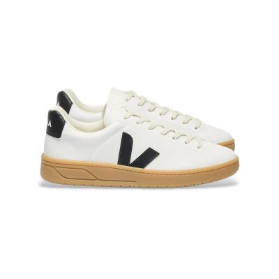 VEJA pour femme. UC0720761 Baskets en cuir Urca blanc, noir (38), Plat, Lacets, Casuel - Publicité VEJA pour femme. UC0720761 Baskets en cuir Urca blanc, noir (38), Plat, Lacets, Casuel - Publicité