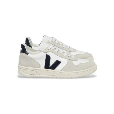 VEJA pour femme. VX0101380 Chaussures en cuir V-10 blanc (37), Plat, Lacets, Casuel - Publicité VEJA pour femme. VX0101380 Chaussures en cuir V-10 blanc (37), Plat, Lacets, Casuel - Publicité