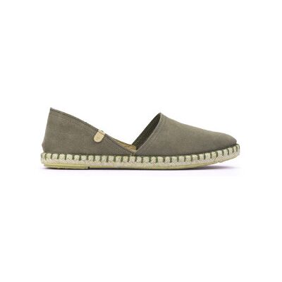 Verbenas pour femme. 0300580001 Espadrilles en cuir vert Carmen (36), Plat, Aucun, Casuel - Publicité Verbenas pour femme. 0300580001 Espadrilles en cuir vert Carmen (36), Plat, Aucun, Casuel - Publicité