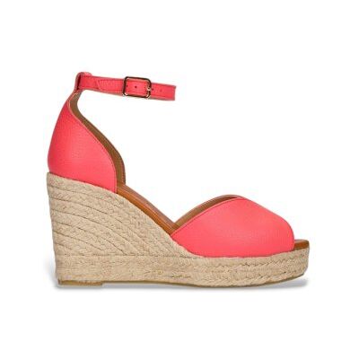 Wonders pour femme. YH-PI609_5078_2417 Espadrilles Manly orange (39), Cuir, 5 à 8 cm, Boucle, Casuel - Publicité Wonders pour femme. YH-PI609_5078_2417 Espadrilles Manly orange (39), Cuir, 5 à 8 cm, Boucle, Casuel - Publicité
