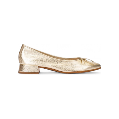 Wonders pour femme. B-9701_5677_7285 Ballerines en cuir doré Evow 01 (37), 3 à 5 cm, Aucun, Casuel, Classique - Publicité Wonders pour femme. B-9701_5677_7285 Ballerines en cuir doré Evow 01 (37), 3 à 5 cm, Aucun, Casuel, Classique - Publicité
