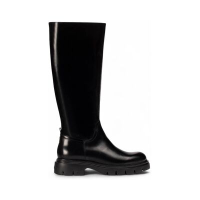 Wonders pour femme. A-4305 Bottes en cuir Bones 04 noir (38), 1 à 3 cm, Fermeture éclair, Casuel - Publicité Wonders pour femme. A-4305 Bottes en cuir Bones 04 noir (38), 1 à 3 cm, Fermeture éclair, Casuel - Publicité