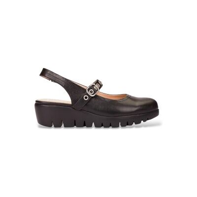 Wonders pour femme. C-33353 Fly53 chaussures en cuir noir (38), 3 à 5 cm, Boucle, Casuel - Publicité Wonders pour femme. C-33353 Fly53 chaussures en cuir noir (38), 3 à 5 cm, Boucle, Casuel - Publicité
