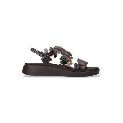 Wonders pour femme. C-6551 Sandales en cuir Loaf noir (36), 3 à 5 cm, Boucle, Casuel - Publicité Wonders pour femme. C-6551 Sandales en cuir Loaf noir (36), 3 à 5 cm, Boucle, Casuel - Publicité