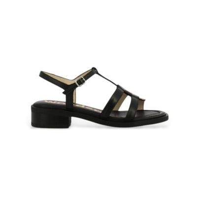 Wonders pour femme. B-9604 Sandales en cuir Janet noir (38), 1 à 3 cm, Boucle, Casuel - Publicité Wonders pour femme. B-9604 Sandales en cuir Janet noir (38), 1 à 3 cm, Boucle, Casuel - Publicité