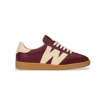 Wonders pour femme. AP-2001 Baskets en cuir Nubia 01 marron (41), Plat, Lacets, Casuel, Grenat - Publicité Wonders pour femme. AP-2001 Baskets en cuir Nubia 01 marron (41), Plat, Lacets, Casuel, Grenat - Publicité