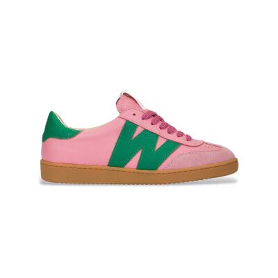 Wonders pour femme. AP-2001 Baskets en cuir Nubia 01 rose (41), Plat, Lacets, Casuel - Publicité Wonders pour femme. AP-2001 Baskets en cuir Nubia 01 rose (41), Plat, Lacets, Casuel - Publicité