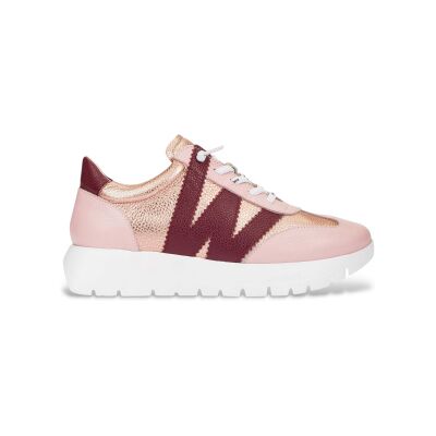 Wonders pour femme. A-2476 Baskets en cuir Odisei 76 rose, marron (40), 3 à 5 cm, Lacets, Casuel - Publicité Wonders pour femme. A-2476 Baskets en cuir Odisei 76 rose, marron (40), 3 à 5 cm, Lacets, Casuel - Publicité