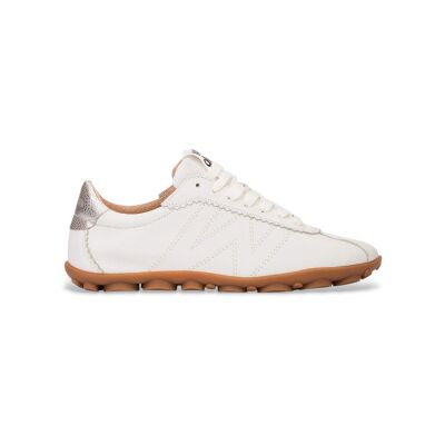 Wonders pour femme. AP-2102 Baskets en cuir blanc Sprintr 02 (37), Plat, Lacets, Casuel - Publicité Wonders pour femme. AP-2102 Baskets en cuir blanc Sprintr 02 (37), Plat, Lacets, Casuel - Publicité